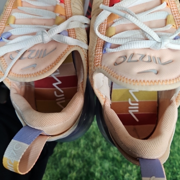 Nike Air Max 270 Washed Coral & White - WMN. SIZE 9 (7.5 MEN) CW5589 600 CLEAN - Picture 14 of 15